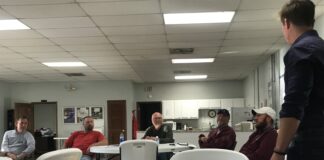 West Point Town Council hears LED Capital proposal to change West Point ballpark lights to LED lights