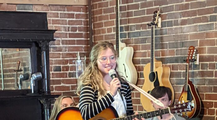 Vinemont High School Contemporary Music Ensemble performs at Karma’s Coffeehouse