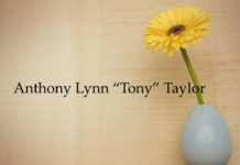 Obituary: Anthony Lynn “Tony” Taylor