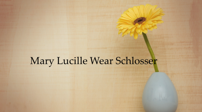 Obituary: Mary Lucille Wear Schlosser