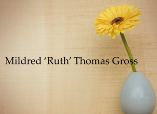 Obituary: Mildred ‘Ruth’ Thomas Gross