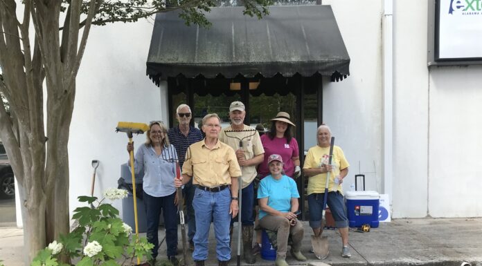 Master Gardener class completes beautification project outside of Cullman County Extension Office