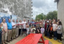 Hanceville Public Library holds grand reopening; exhibits completed Reading Garden
