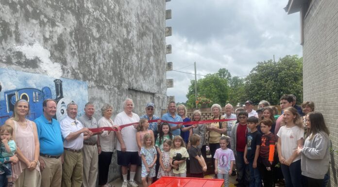 Hanceville Public Library holds grand reopening; exhibits completed Reading Garden