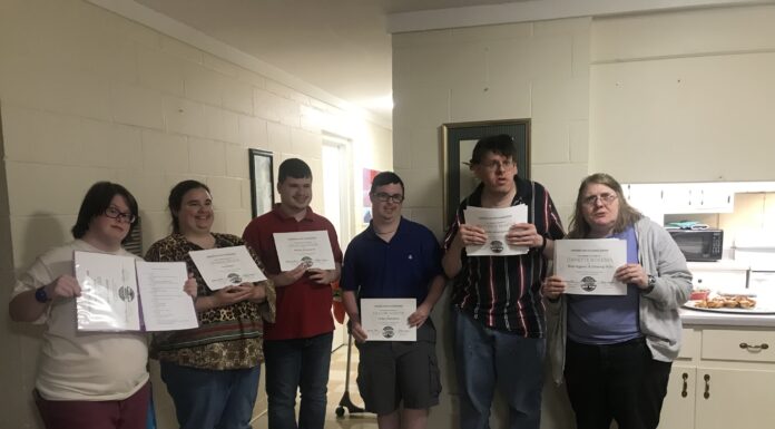 Flourish of Cullman participants celebrate graduation from eight-week cooking class with Party Night