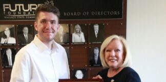 Wallace State student Justin Self named Federal Work Study of the Year
