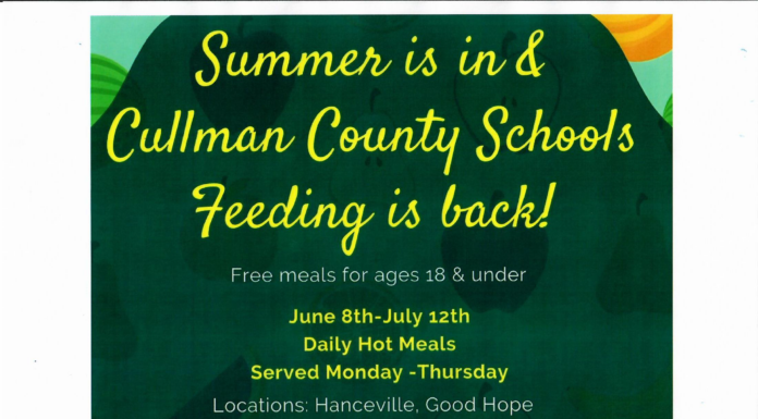 Cullman County Schools once again participating in Summer Feeding Program