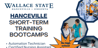 Wallace State’s free short-term training programs hosting new boot camps later this month, including Oneonta