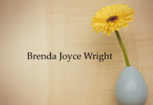 Obituary: Brenda Joyce Wright