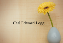 Obituary: Carl Edward Legg