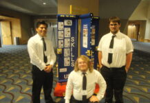 CATA Carpentry students win Chapter Display competition at SkillsUSA State Championship