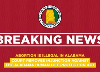 Elective abortions illegal in Alabama