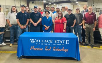 Wallace State’s Center for Career and Workforce Development & Reliance Worldwide Corporation launch Tool Maker Registered Apprenticeship