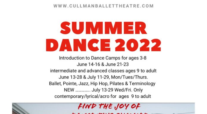 Cullman Ballet Theatre School offering Summer Dance Classes