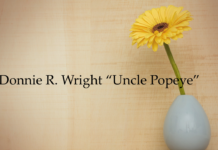 Obituary: Donnie R. Wright “Uncle Popeye”