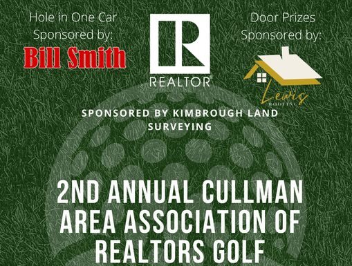2nd Annual Cullman Area Association of Realtors Golf Tournament set for July 17