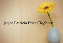 Obituary: Joyce Patricia Price Cleghorn