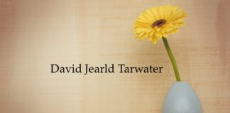 Obituary: David Jearld Tarwater