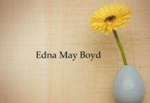 Obituary: Edna May Boyd