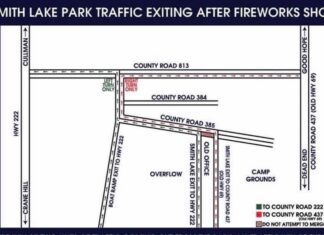 Cullman County Sheriff’s Office details traffic management at Smith Lake Park for 4th of July festival