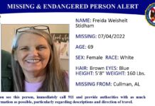 CCSO asking for helping locating missing 69-year-old woman