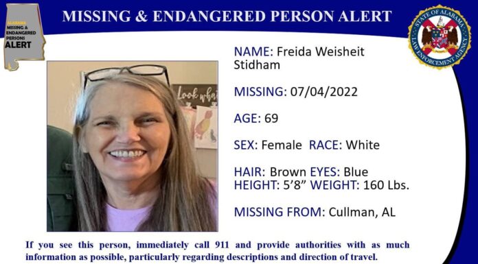 CCSO asking for helping locating missing 69-year-old woman