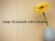 Obituary: Mary Elizabeth McConatha