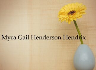 Obituary: Myra Gail Henderson Hendrix