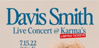 Davis Smith live at Karma’s Coffee House Friday, July 15