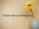 Obituary: Charles Edward Ridgeway