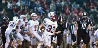 PREP FOOTBALL: Good Hope edges West Point 6-0 in OT