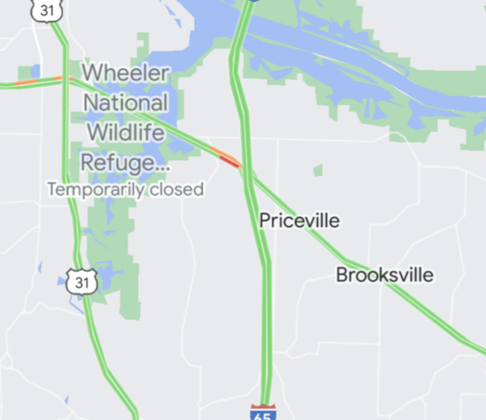 Traffic alerts for Cullman this week