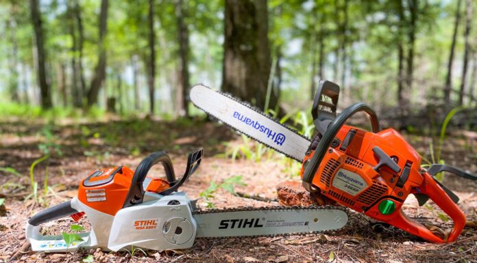 Battery-powered chainsaws: Quiet but dangerous