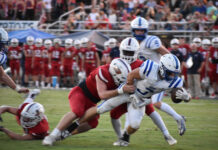 PREP FOOTBALL: Arab rolls past Brewer 35-0