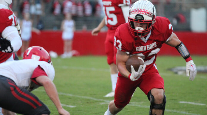 PREP FOOTBALL: Good Hope outlasts Vinemont 34-22