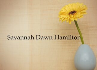 Obituary: Savannah Dawn Hamilton
