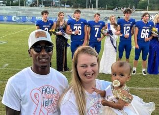 Addison crowns 1-year old Saige Hall homecoming princess