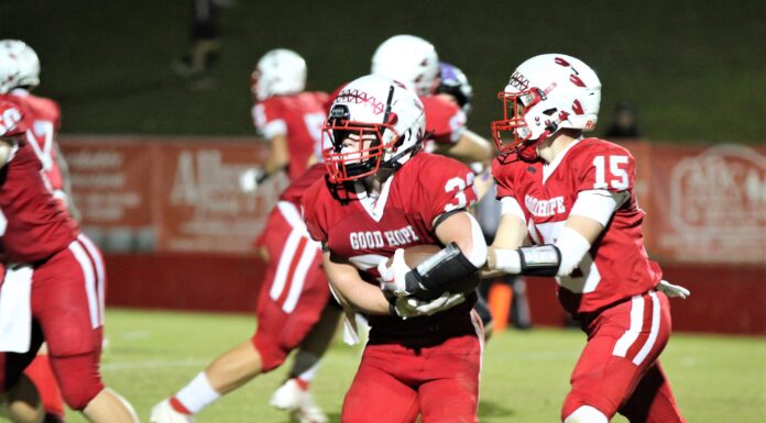 PREP FOOTBALL: Goal line stand gives Good Hope 26-20 win over Hanceville