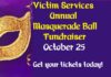 Victim Services Masquerade Ball coming Tuesday, Oct. 25