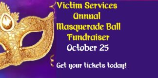 Victim Services Masquerade Ball coming Tuesday, Oct. 25