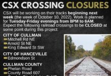 TRAFFIC ALERT: CSX railroad crossing closures begin week of Oct. 10