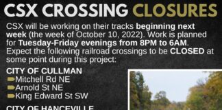 TRAFFIC ALERT: CSX railroad crossing closures begin week of Oct. 10