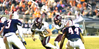 PREP FOOTBALL: Warriors fall in final seconds at Brewer 22-21