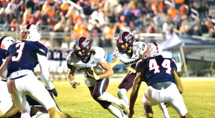 PREP FOOTBALL: Warriors fall in final seconds at Brewer 22-21