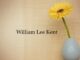 Obituary: William Lee Kent