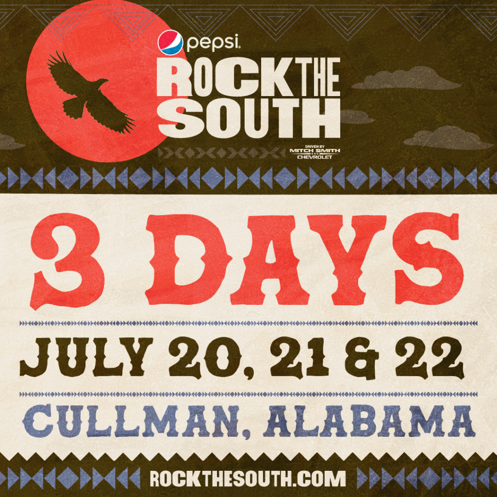 Rock the South expanding to 3day festival in 2023 The Cullman Tribune