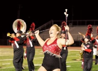 ‘We may be small, but we are mighty’: Good Hope twirler Jenna Crumpton enjoying junior year