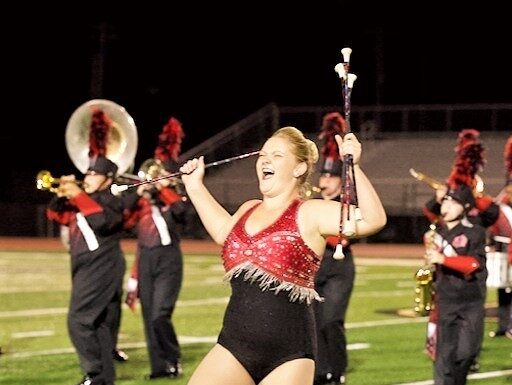 ‘We may be small, but we are mighty’: Good Hope twirler Jenna Crumpton enjoying junior year