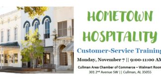 Hometown Hospitality training coming Monday