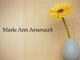 Obituary: Marie Ann Arsenault